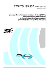 Die Norm ETSI TS 125307-V4.4.0 30.9.2004 Ansicht