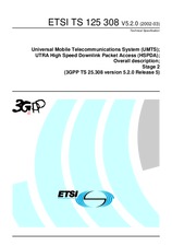 Die Norm ETSI TS 125308-V5.2.0 31.3.2002 Ansicht