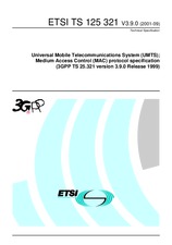 Die Norm ETSI TS 125321-V3.9.0 30.9.2001 Ansicht