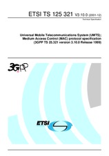 Die Norm ETSI TS 125321-V3.10.0 31.12.2001 Ansicht