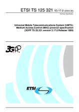 Die Norm ETSI TS 125321-V3.17.0 30.6.2004 Ansicht