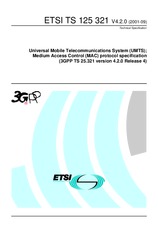 Die Norm ETSI TS 125321-V4.2.0 30.9.2001 Ansicht