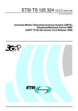 Die Norm ETSI TS 125324-V3.2.0 30.9.2000 Ansicht