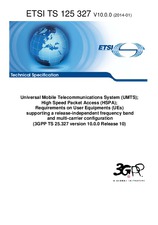 Die Norm ETSI TS 125327-V10.0.0 24.1.2014 Ansicht
