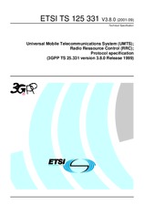Die Norm ETSI TS 125331-V3.8.0 30.9.2001 Ansicht