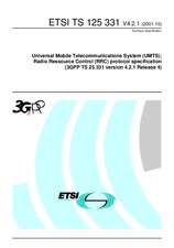 UNGÜLTIG ETSI TS 125331-V4.2.0 30.9.2001 Ansicht