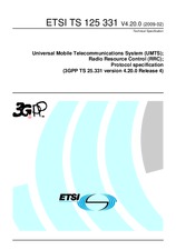 Die Norm ETSI TS 125331-V4.20.0 17.2.2009 Ansicht