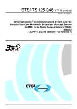 Die Norm ETSI TS 125346-V7.1.0 30.6.2006 Ansicht