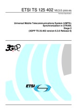 Die Norm ETSI TS 125402-V6.3.0 30.6.2005 Ansicht