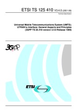 Die Norm ETSI TS 125410-V3.4.0 6.8.2001 Ansicht