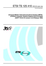 Die Norm ETSI TS 125410-V3.5.0 30.9.2001 Ansicht
