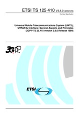 Die Norm ETSI TS 125410-V3.8.0 30.9.2002 Ansicht