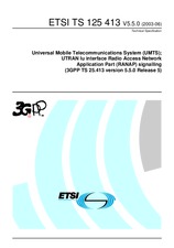 Die Norm ETSI TS 125413-V5.5.0 20.6.2003 Ansicht