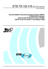 Die Norm ETSI TS 125419-V3.10.0 30.9.2002 Ansicht