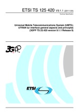 Die Norm ETSI TS 125420-V9.1.1 14.4.2011 Ansicht