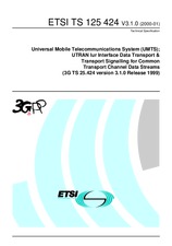 Die Norm ETSI TS 125424-V3.1.0 28.1.2000 Ansicht