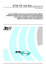 Die Norm ETSI TS 125424-V4.0.0 31.3.2001 Ansicht