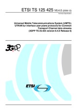 Die Norm ETSI TS 125425-V6.4.0 31.12.2006 Ansicht