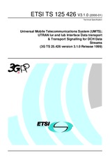 Die Norm ETSI TS 125426-V3.1.0 28.1.2000 Ansicht