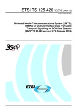 Die Norm ETSI TS 125426-V3.7.0 31.12.2001 Ansicht