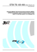 Die Norm ETSI TS 125430-V10.1.0 5.7.2011 Ansicht