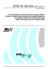 Die Norm ETSI TS 125434-V3.4.0 31.12.2000 Ansicht