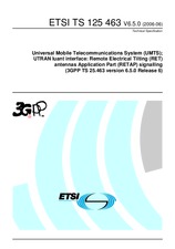 Die Norm ETSI TS 125463-V6.5.0 30.6.2006 Ansicht