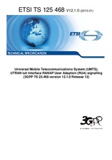 Die Norm ETSI TS 125468-V12.1.0 28.1.2015 Ansicht