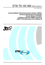 Die Norm ETSI TS 125469-V8.0.0 20.1.2009 Ansicht