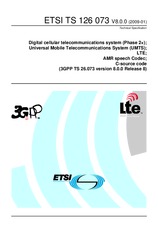 Die Norm ETSI TS 126073-V8.0.0 16.1.2009 Ansicht