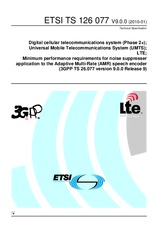 Die Norm ETSI TS 126077-V9.0.0 14.1.2010 Ansicht