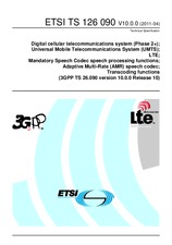 Die Norm ETSI TS 126090-V10.0.0 19.4.2011 Ansicht