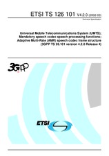 Die Norm ETSI TS 126101-V4.2.0 31.3.2002 Ansicht
