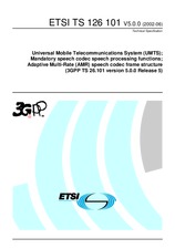 Die Norm ETSI TS 126101-V5.0.0 30.6.2002 Ansicht