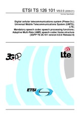 Die Norm ETSI TS 126101-V8.0.0 16.1.2009 Ansicht