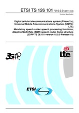 Die Norm ETSI TS 126101-V10.0.0 19.4.2011 Ansicht
