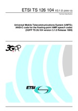 Die Norm ETSI TS 126104-V3.1.0 31.12.2000 Ansicht