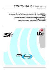 Die Norm ETSI TS 126131-V8.3.0 7.4.2011 Ansicht
