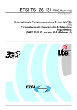Die Norm ETSI TS 126131-V10.2.0 27.6.2011 Ansicht