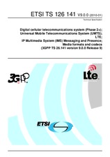 Die Norm ETSI TS 126141-V9.0.0 14.1.2010 Ansicht