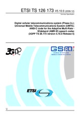 Die Norm ETSI TS 126173-V5.10.0 31.12.2006 Ansicht