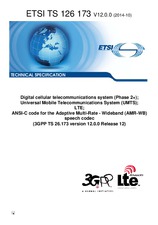 Die Norm ETSI TS 126173-V12.0.0 1.10.2014 Ansicht