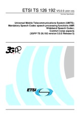 Die Norm ETSI TS 126192-V5.0.0 6.8.2002 Ansicht