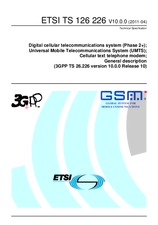Die Norm ETSI TS 126226-V10.0.0 19.4.2011 Ansicht