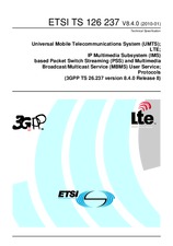 Die Norm ETSI TS 126237-V8.4.0 14.1.2010 Ansicht