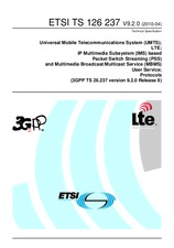 Die Norm ETSI TS 126237-V9.2.0 14.4.2010 Ansicht