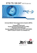 Die Norm ETSI TS 126247-V10.7.0 21.3.2014 Ansicht