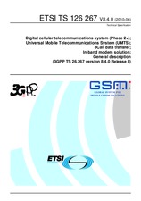 Die Norm ETSI TS 126267-V8.4.0 29.6.2010 Ansicht
