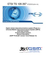 Die Norm ETSI TS 126267-V12.0.0 2.10.2014 Ansicht