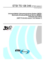 Die Norm ETSI TS 126346-V7.8.0 1.7.2008 Ansicht